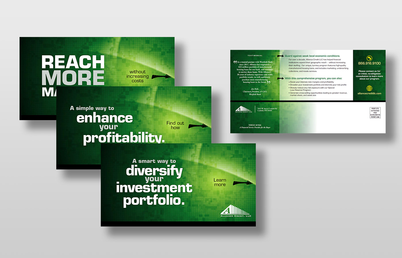 Alliance Credit Union Postcards
