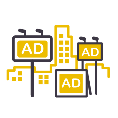 Traditional Advertising Billboard Signage Media